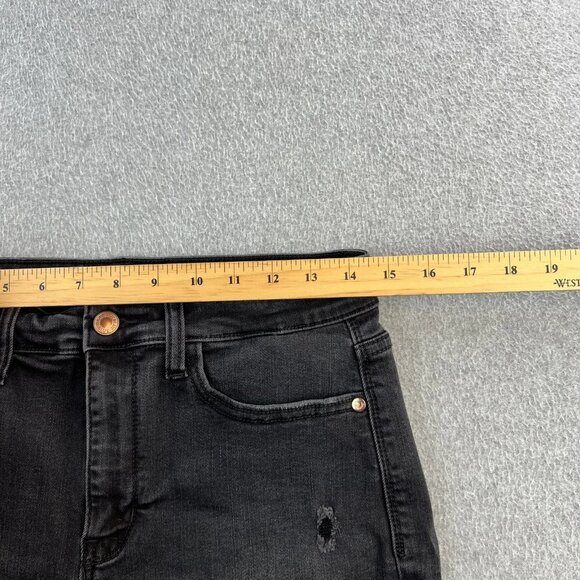 Judy Blue Shorts Womens Large Distressed High Rise Frayed Hem Denim Stretch - Picture 3 of 11